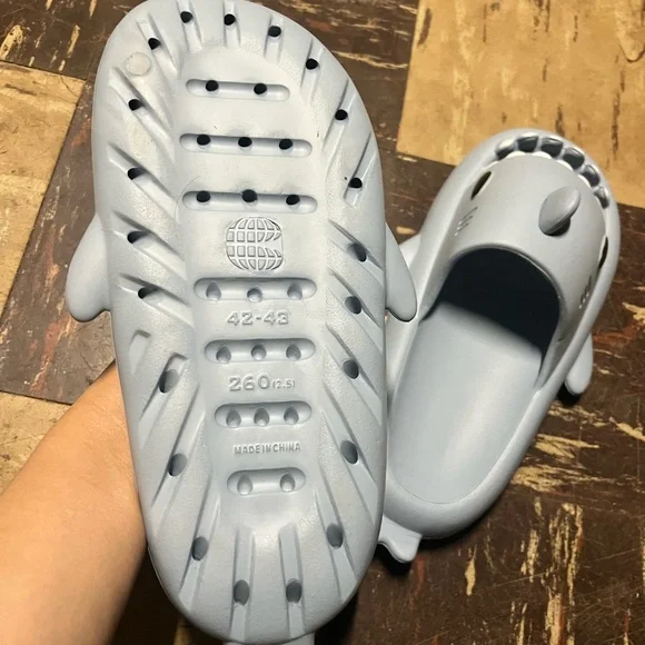 Cute Shark Slippers in Light Blue - Picture 2 of 7